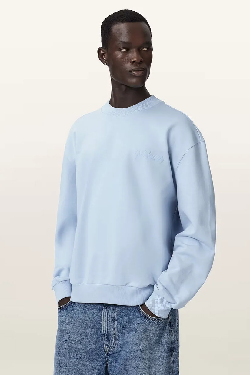 AllSaints hanorac oversized pentru bărbați, din bumbac ODYSSEY