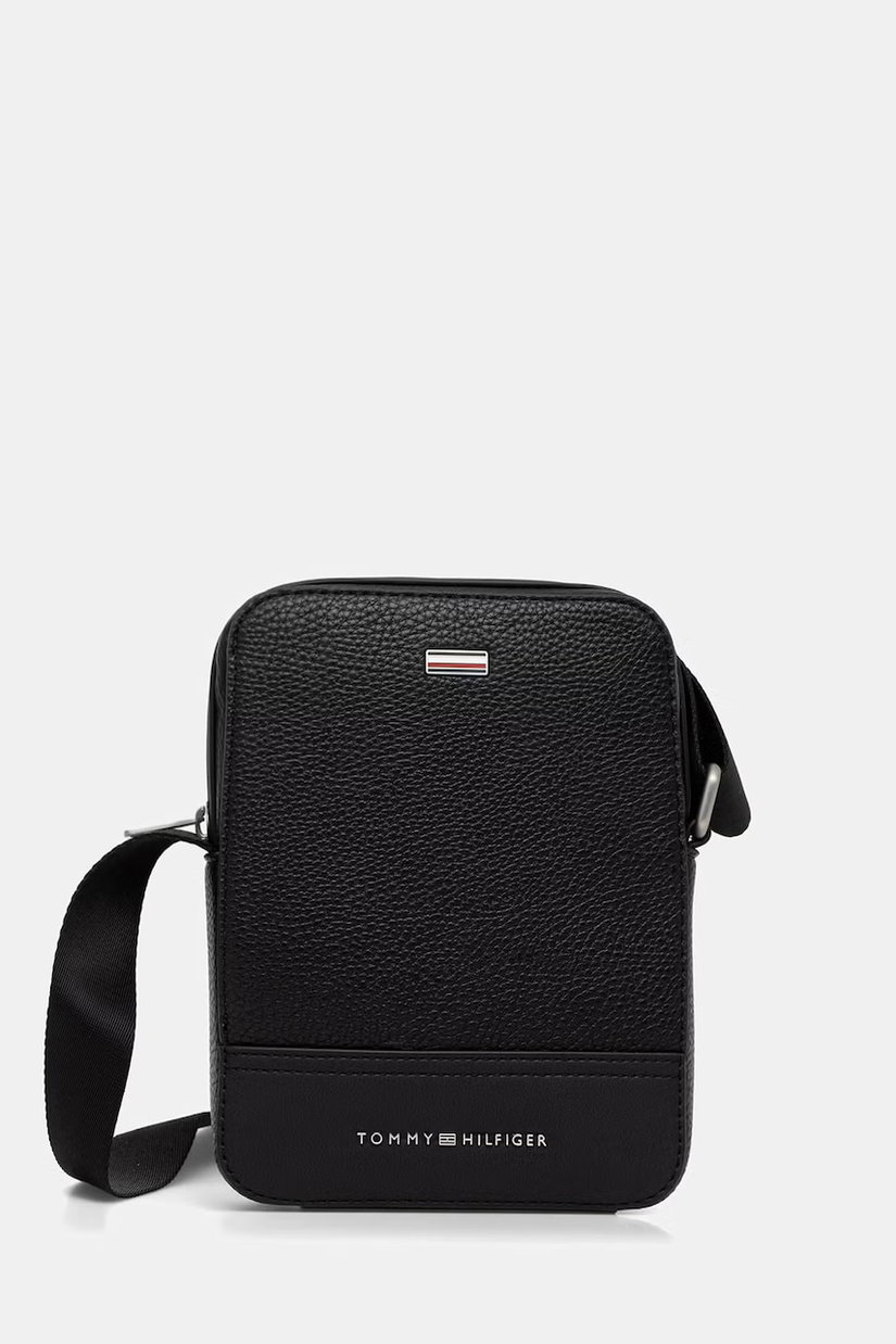 Tommy Hilfiger geantă mică pentru bărbați, cu imitație de piele
