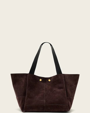 AllSaints geantă shopper pentru femei, din piele întoarsă ROSALIE