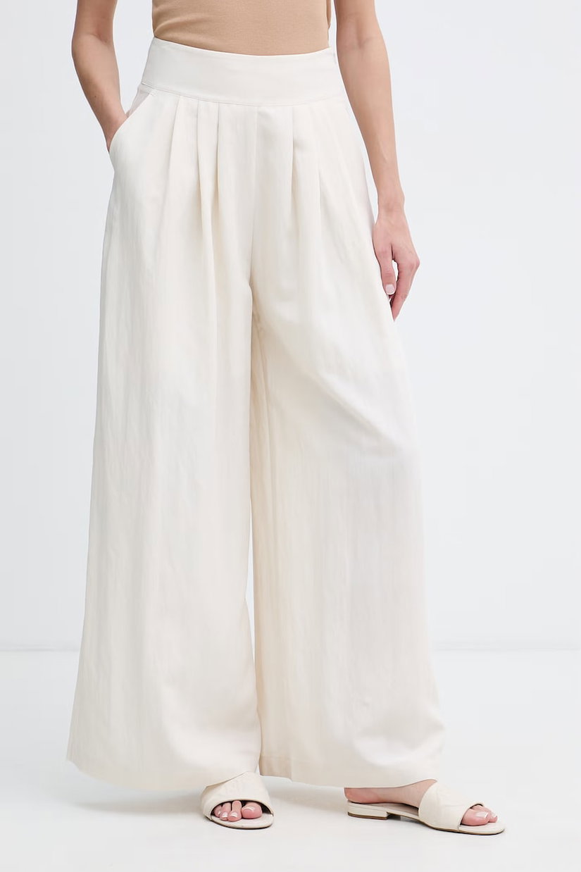 Sisley pantaloni culottes pentru femei, cu vâscoză