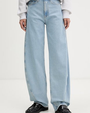 Tommy Jeans blugi barrel pentru femei