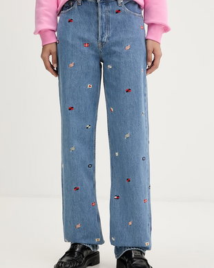 Tommy Jeans blugi drepți pentru femei