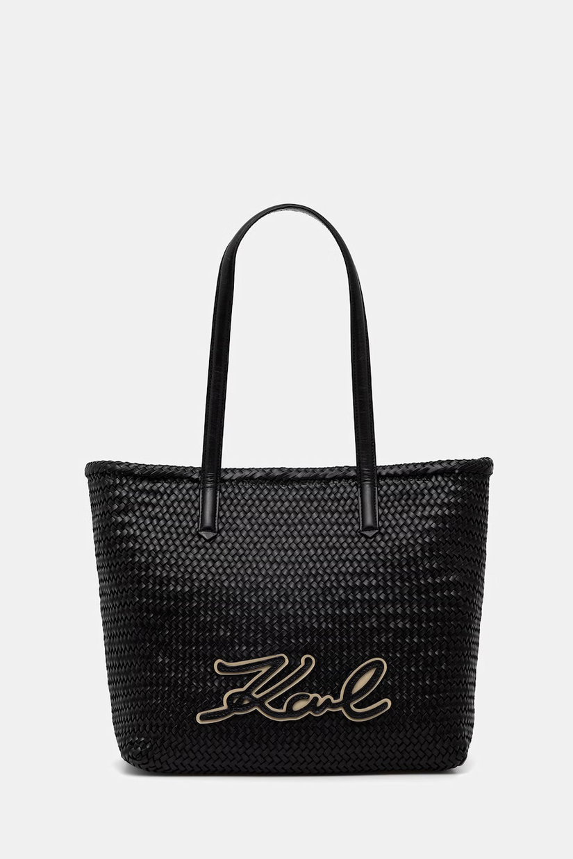 Karl Lagerfeld geantă shopper pentru femei, din piele K/SIGNATURE
