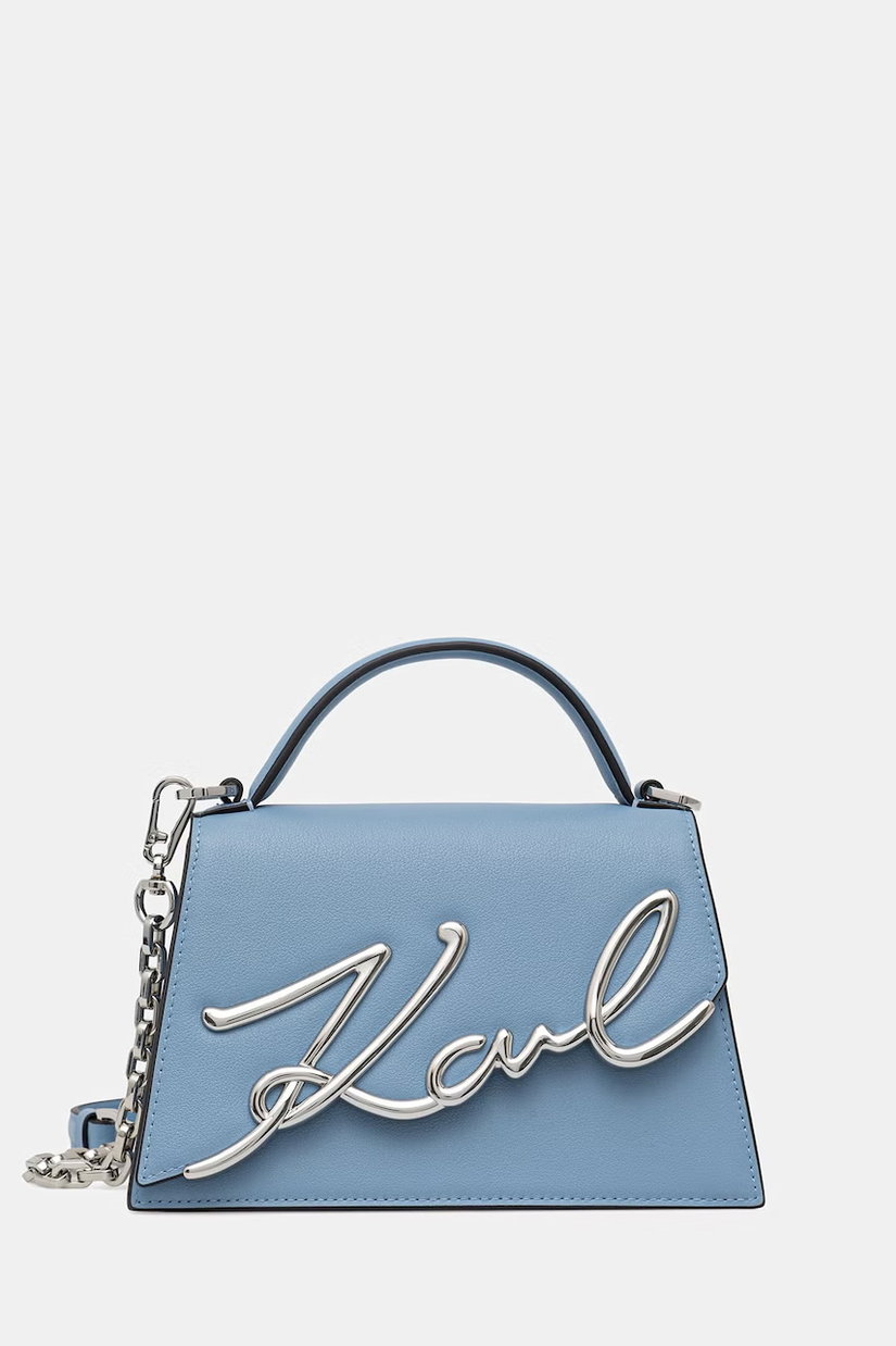 Karl Lagerfeld geantă crossbody pentru femei din piele K/SIGNATURE