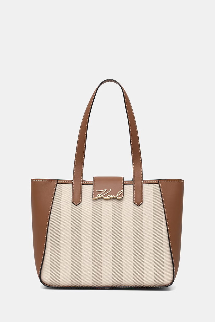 Karl Lagerfeld hobo bag pentru femei, cu imitație de piele K/SIGNATURE