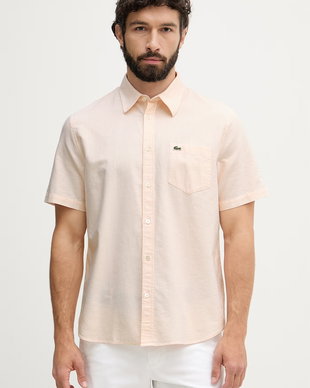 Lacoste cămașă oxford pentru bărbați, din bumbac