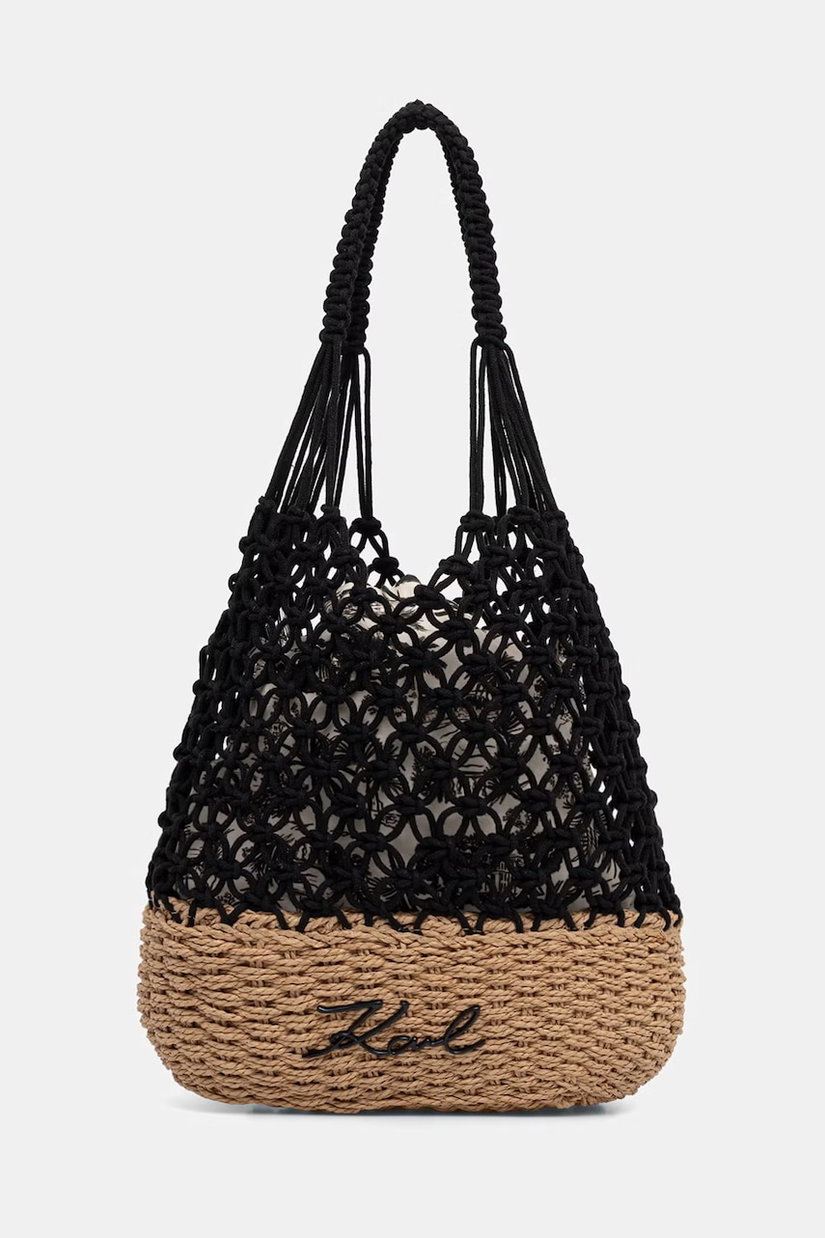 Karl Lagerfeld sac pentru femei împletit K/SIGNATURE