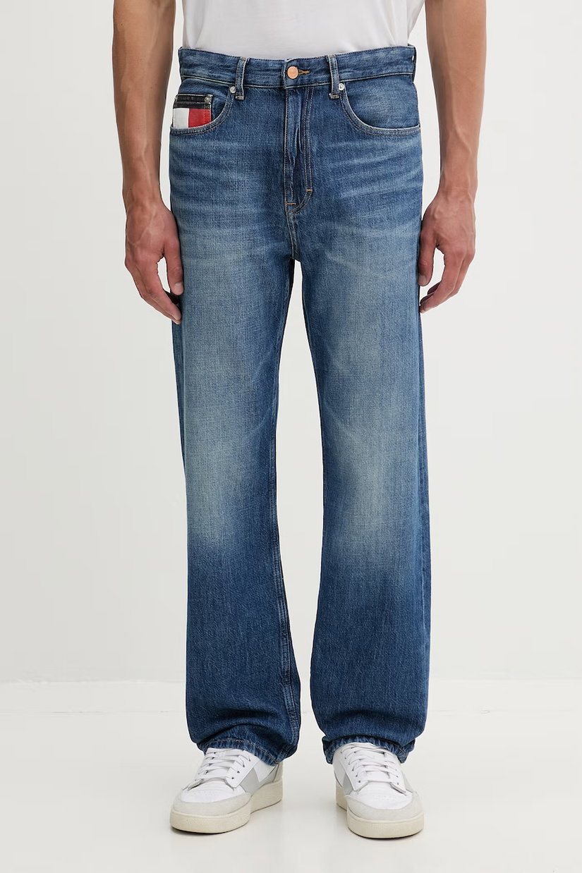 Tommy Jeans blugi straight pentru bărbați