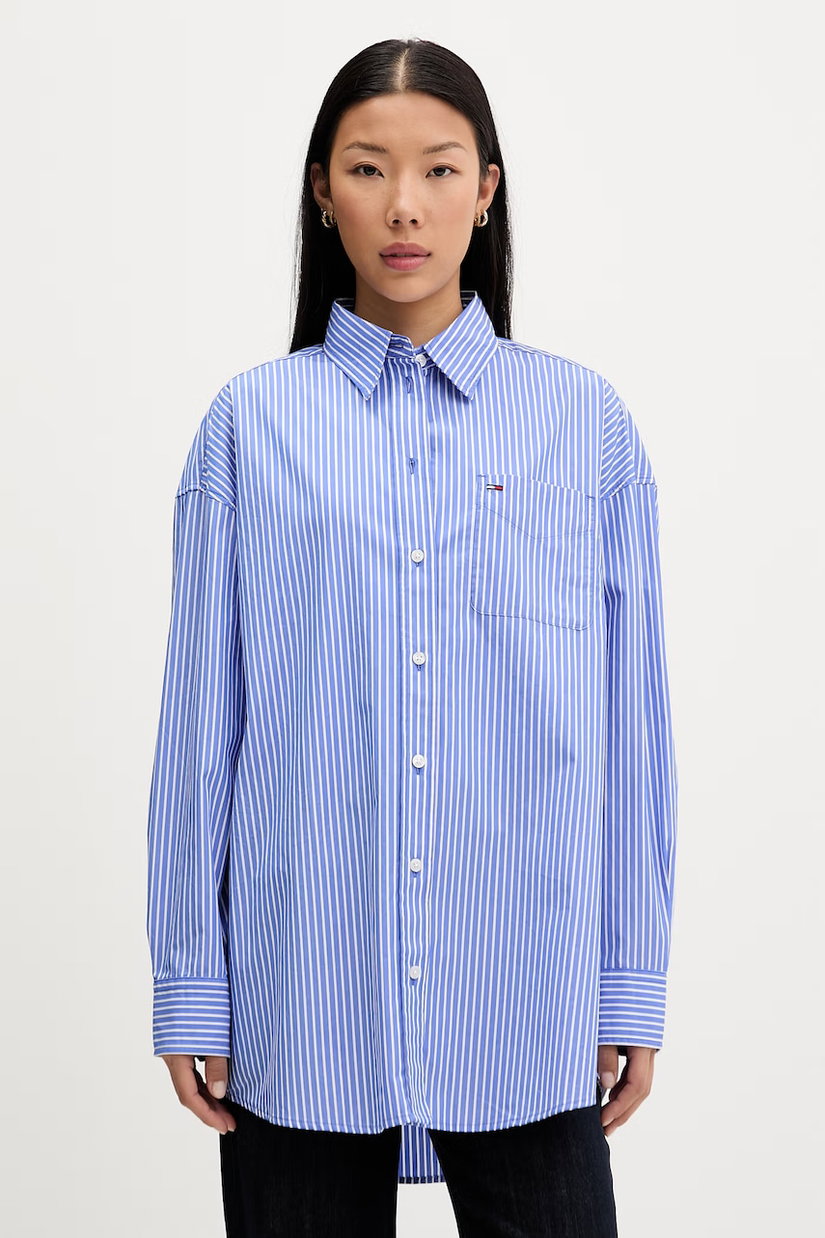 Tommy Jeans cămașă pentru femei, din bumbac