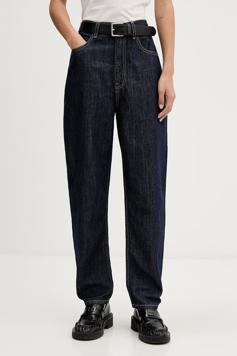 Tommy Jeans blugi mom fit pentru femei