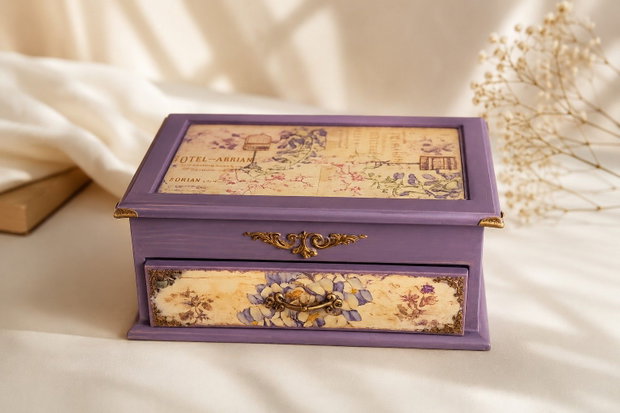 Cutie de bijuterii vintage