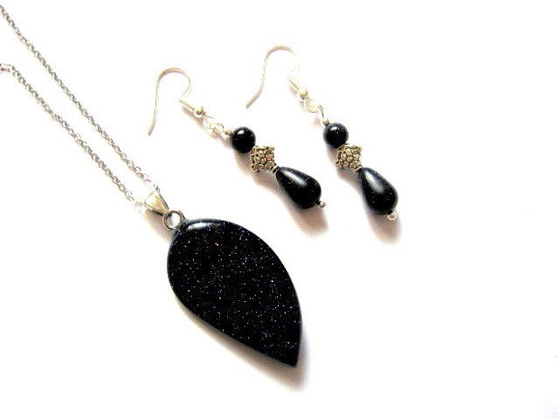 Set bijuterii cu goldstone 52260