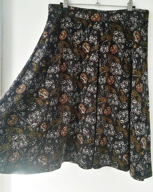 fusta tricot floral , Yessica , L