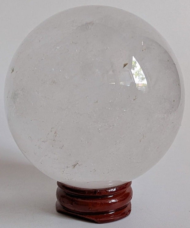 Cuart Transparent (Cristal de Stanca) - Sfera piatra semipretioasa