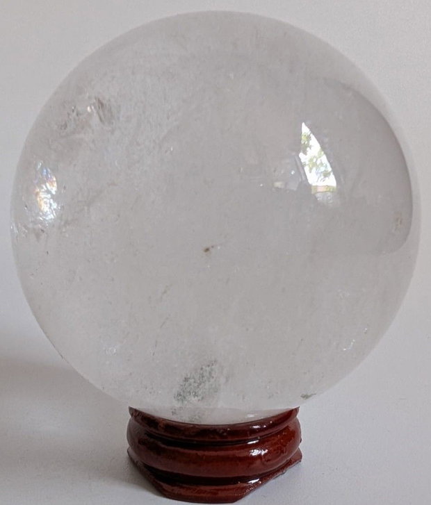 Cuart Transparent (Cristal de Stanca) - Sfera piatra semipretioasa
