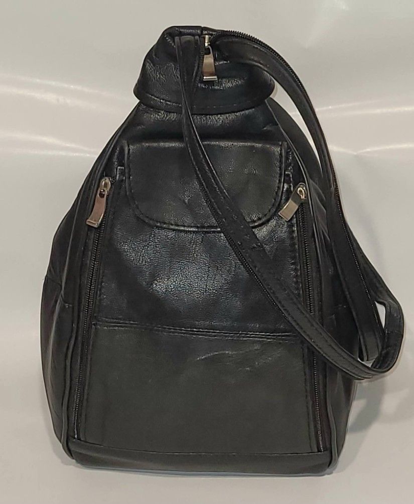 Geanta piele tip rucsac
