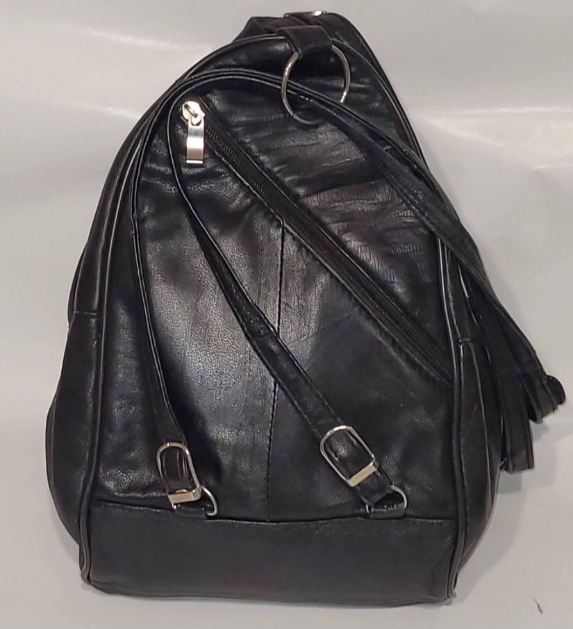 Geanta piele tip rucsac