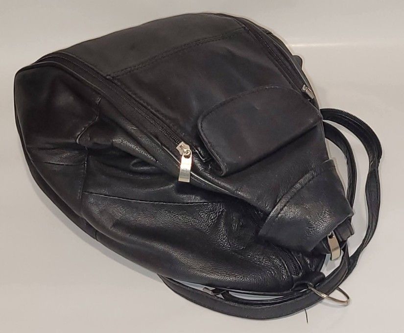 Geanta piele tip rucsac