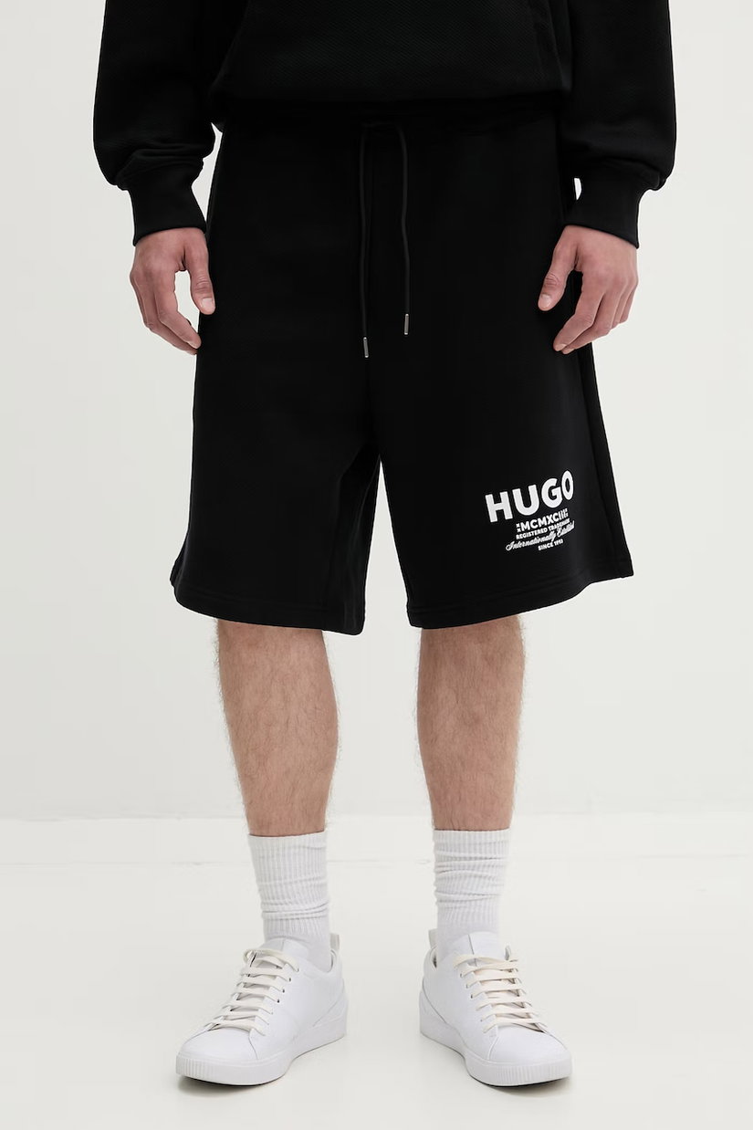 HUGO Blue pantaloni scurți de trening pentru bărbați, din bumbac Nomario