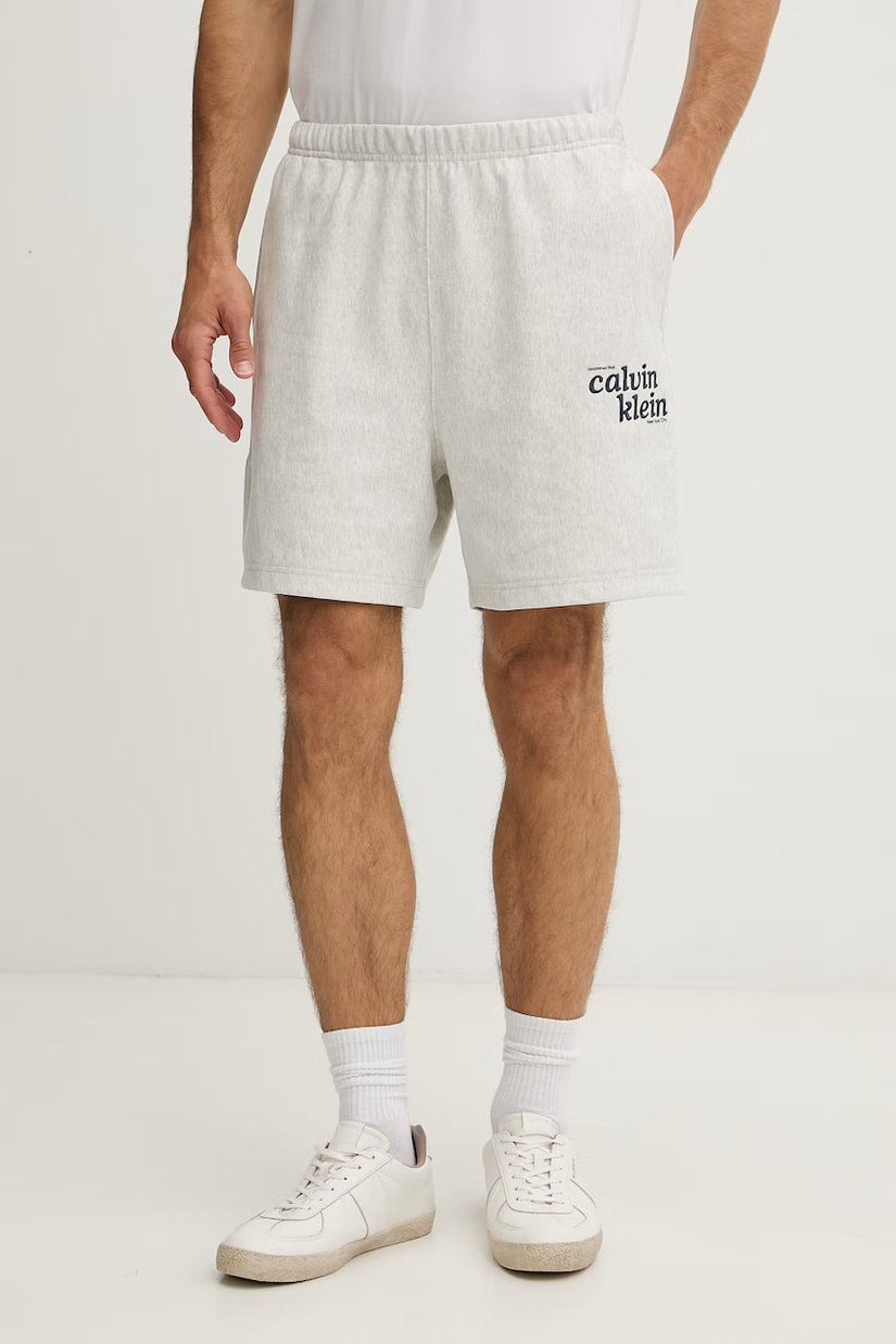 Calvin Klein Jeans pantaloni scurți de trening pentru bărbați, cu bumbac