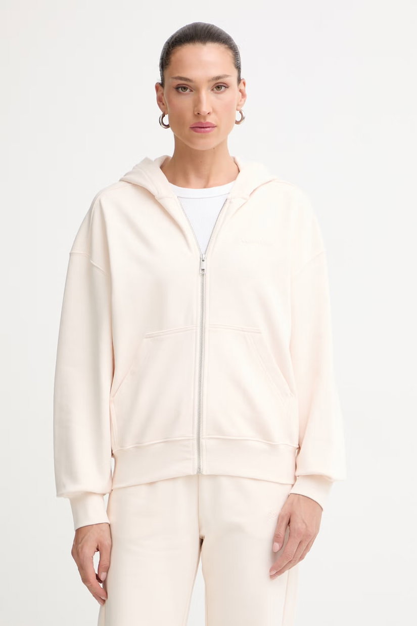Calvin Klein hanorac cu glugă pentru femei, din bumbac