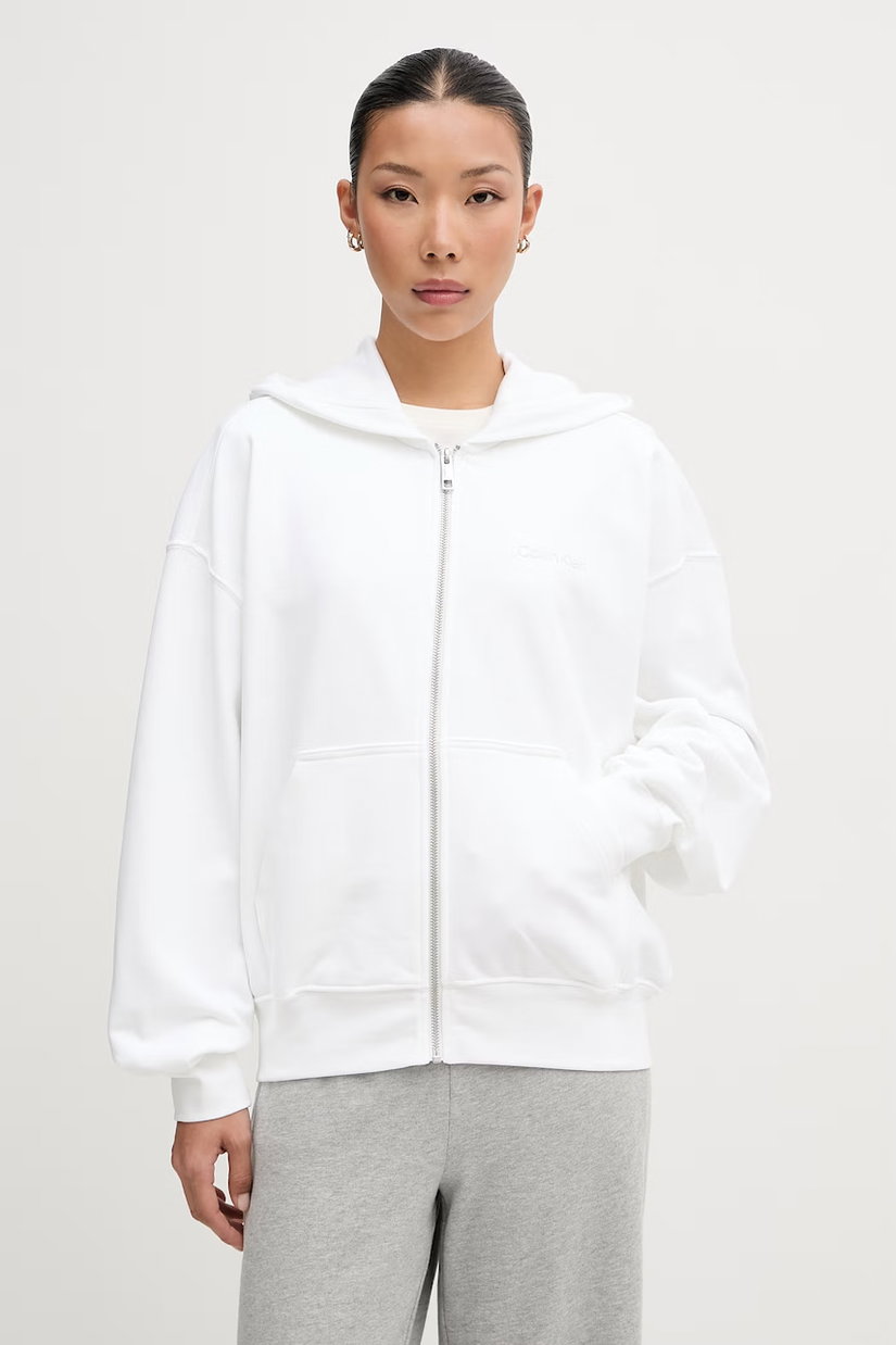 Calvin Klein hanorac cu glugă pentru femei, din bumbac