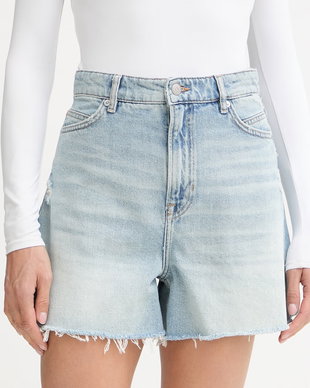 BOSS Orange pantaloni scurți pentru femei, din denim C SHORTS