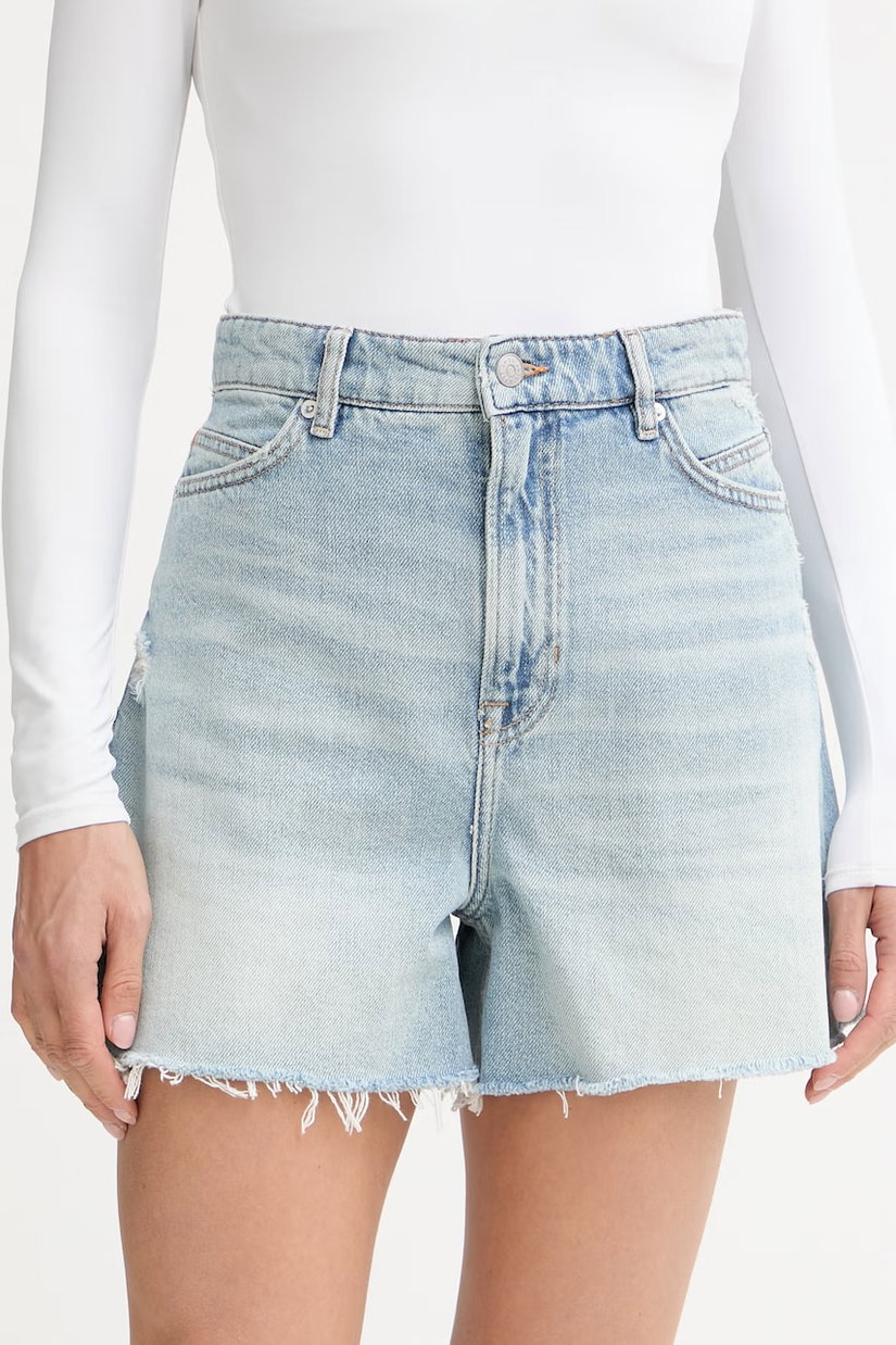 BOSS Orange pantaloni scurți pentru femei, din denim C SHORTS