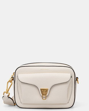 Coccinelle geantă crossbody pentru femei, din piele COCCINELLE BEAT SOFT RIBB