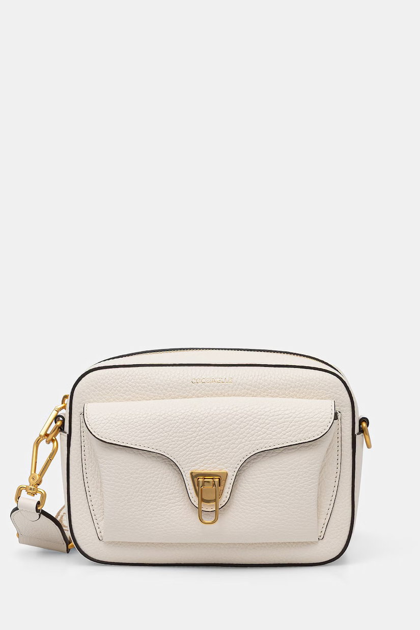 Coccinelle geantă crossbody pentru femei, din piele COCCINELLE BEAT SOFT RIBB