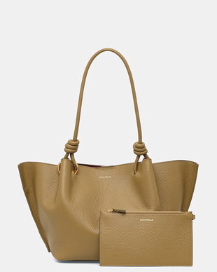 Coccinelle Geantă shopper pentru femei piele FINN