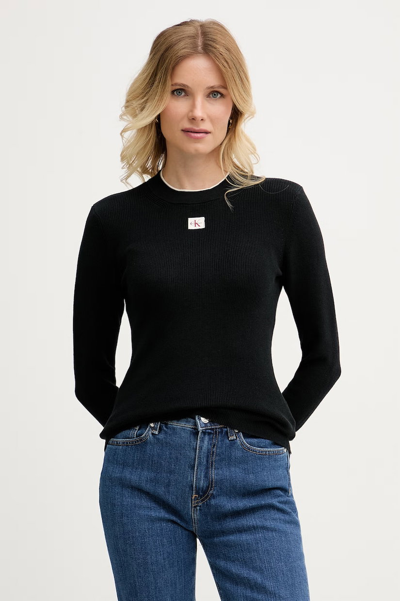Calvin Klein Jeans pulover pentru femei, din bumbac