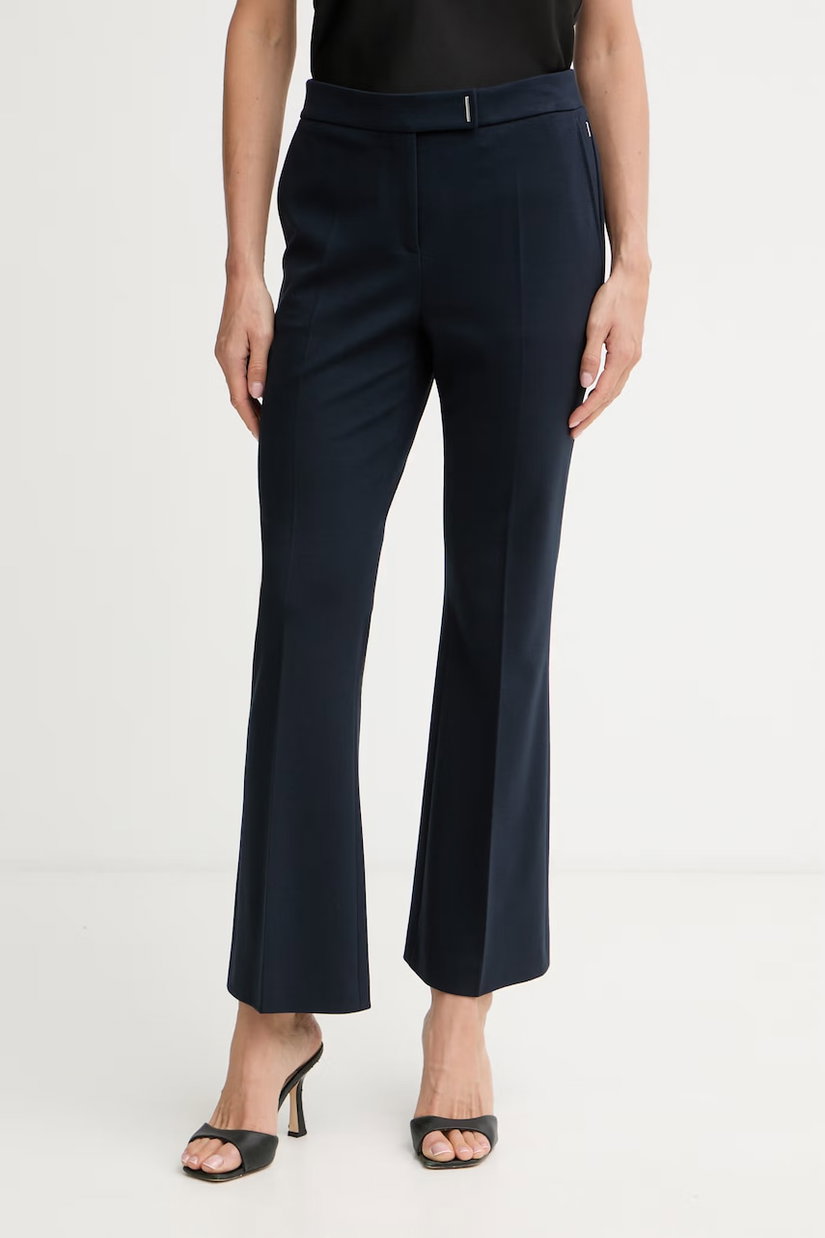 BOSS pantaloni de costum pentru femei Talia-Crop1