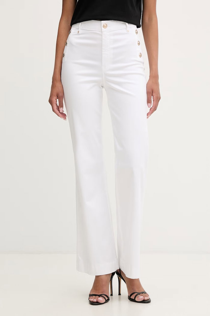 Guess pantaloni pentru femei, cu lyocell NEW FAYE