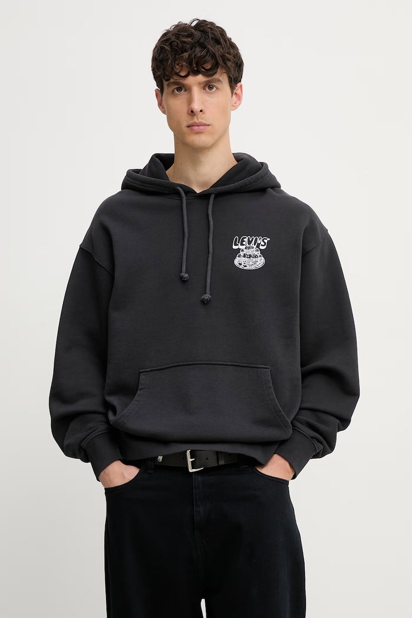 Levi's hanorac cu glugă pentru bărbați, din bumbac LSE_T2 RELAXED GRAPHIC