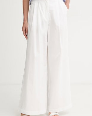 Weekend Max Mara pantaloni palazzo pentru femei, din bumbac BENDA