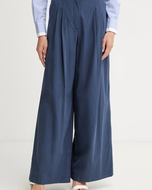 Weekend Max Mara pantaloni palazzo pentru femei, din bumbac BENDA