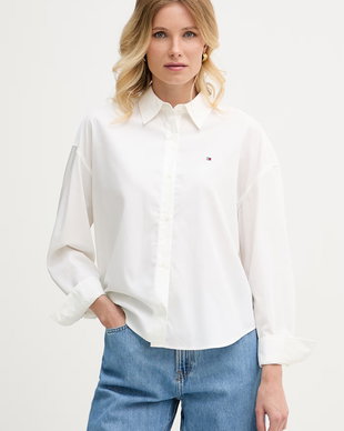 Tommy Hilfiger cămașă pentru femei, din bumbac