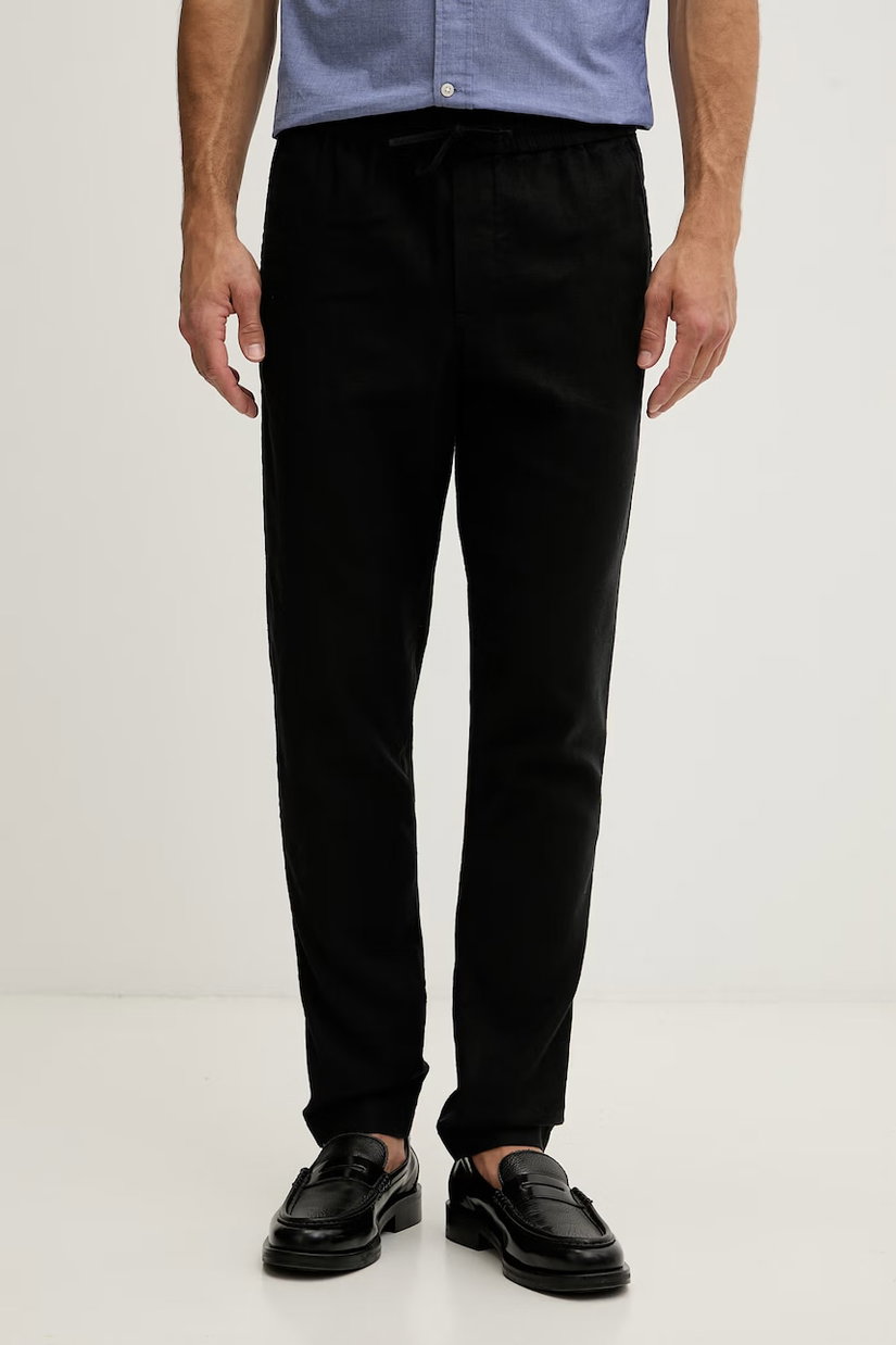 Tommy Hilfiger pantaloni pentru bărbați, cu amestec de in
