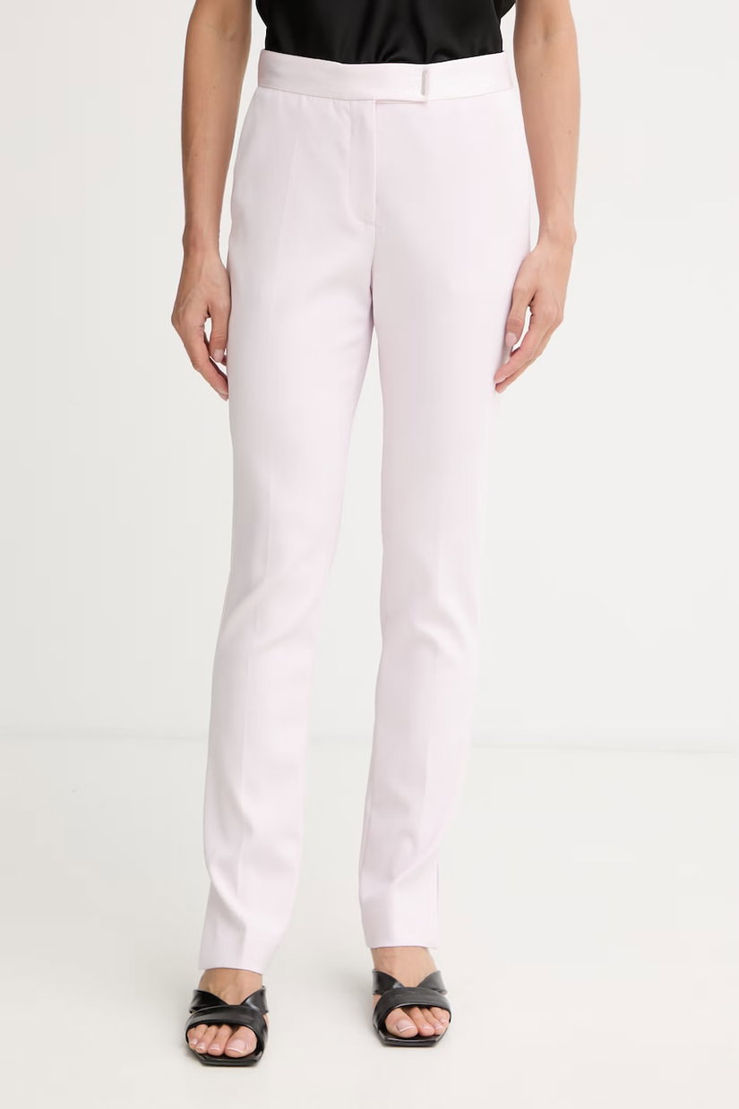 BOSS pantaloni slim fit pentru femei, cu vâscoză Tapria2