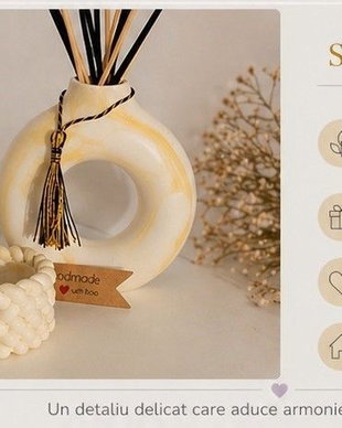 Set decorativ galben creat special pentru decorul casei tale