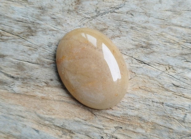 Cabochon aventurin galben, 40x30x7 mm