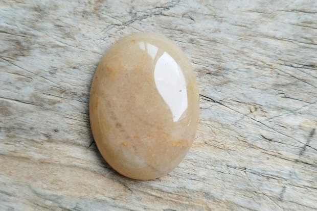 Cabochon aventurin galben, 40x30x7 mm