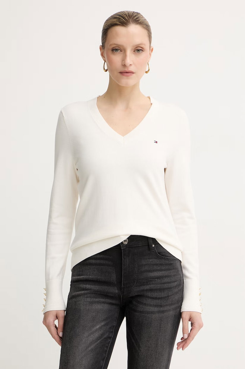 Tommy Hilfiger pulover pentru femei cu bumbac