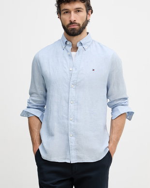 Tommy Hilfiger cămașă pentru bărbați din in