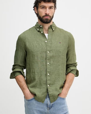Tommy Hilfiger cămașă pentru bărbați din in