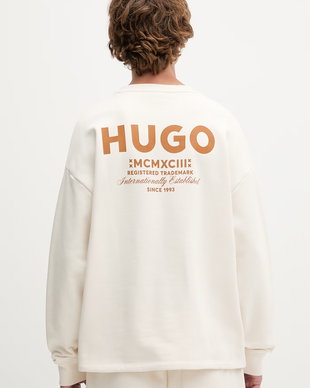 HUGO Blue pentru bărbați din bumbac Naviu