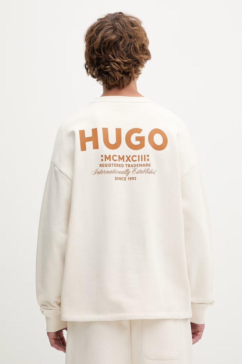 HUGO Blue pentru bărbați din bumbac Naviu