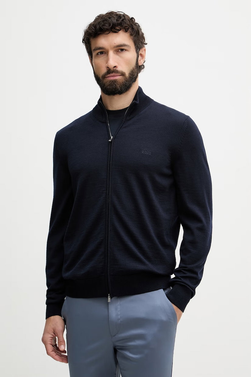 BOSS cardigan pentru bărbați din lână H-Balonso-L