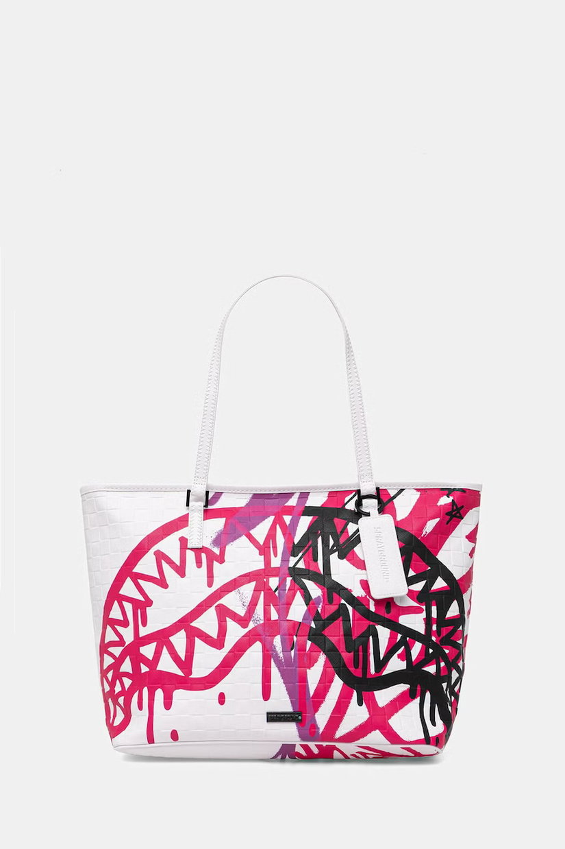 Sprayground tote bag pentru femei cu imitație de piele